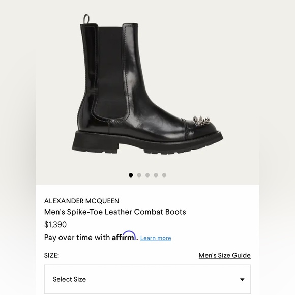 Alexander McQueen Chelsea boot ❌ SOLD ❌ - Picture 4 of 4